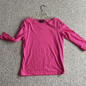 NEW JONES NY BOAT NECK COTTON TOP L